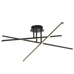 Moderne, Enkel, Innfelt Taklampe I Aluminium Med Kunststripe