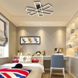 Minimalistisk Innfelt Aluminiums Kunst Vindmølle Taklampe