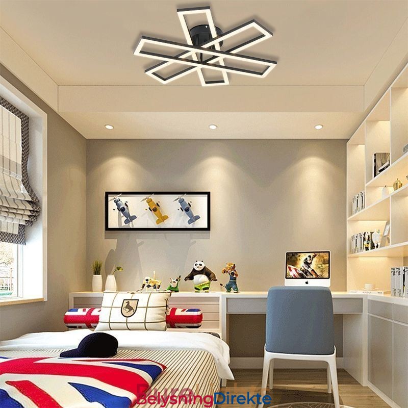 Minimalistisk Innfelt Aluminiums Kunst Vindmølle Taklampe