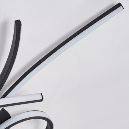 Minimalistisk Innfelt Taklampe I Aluminium Med Kunstig Sommerfugl