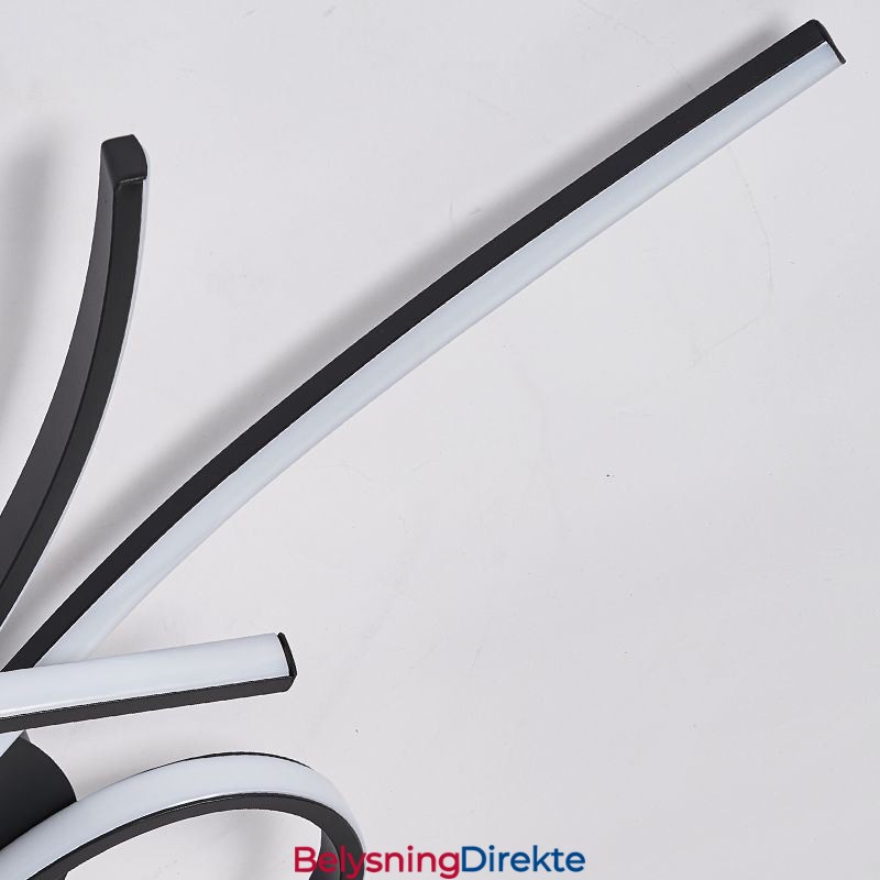 Minimalistisk Innfelt Taklampe I Aluminium Med Kunstig Sommerfugl