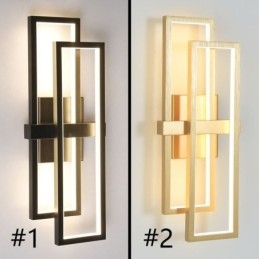 Minimalistisk, Innfelt, Geometrisk, Firkantet Taklampe I Aluminium