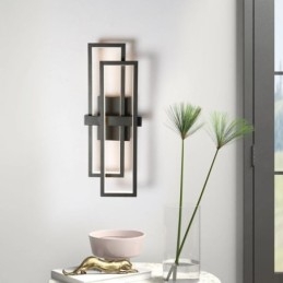Minimalistisk, Innfelt, Geometrisk, Firkantet Taklampe I Aluminium