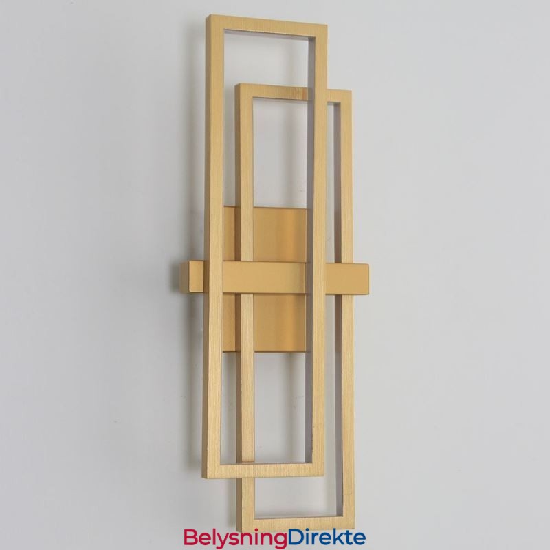 Minimalistisk, Innfelt, Geometrisk, Firkantet Taklampe I Aluminium