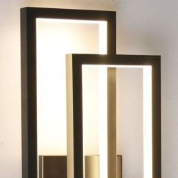 Minimalistisk, Innfelt, Geometrisk, Firkantet Taklampe I Aluminium