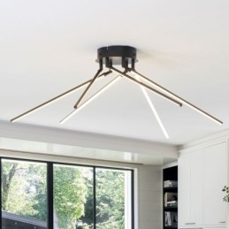 Kreativ Innfelt Aluminiums Kunst Vindmølle Taklampe