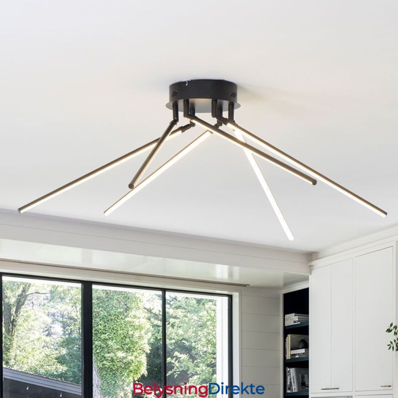 Kreativ Innfelt Aluminiums Kunst Vindmølle Taklampe