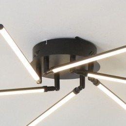 Kreativ Innfelt Aluminiums Kunst Vindmølle Taklampe