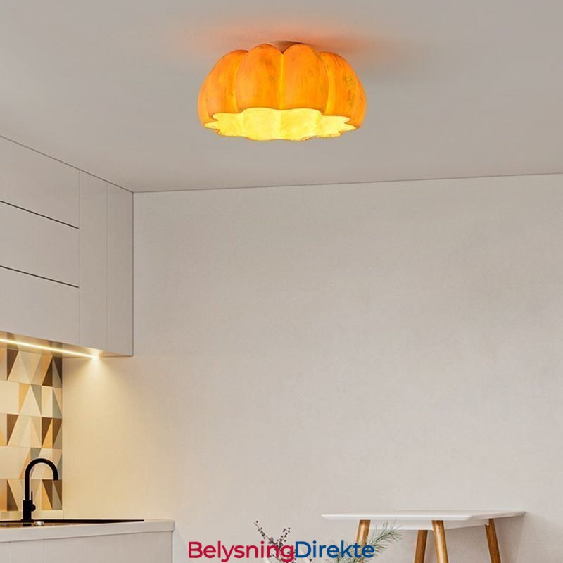 Japanske Retro Taklamper Med Ett Hode, Gresskar Og Innfelt Montering