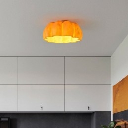 Japanske Retro Taklamper Med Ett Hode, Gresskar Og Innfelt Montering