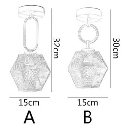 Moderne, Innfelt Glassbelysning Til Hjemmet, Kreativ Taklampe