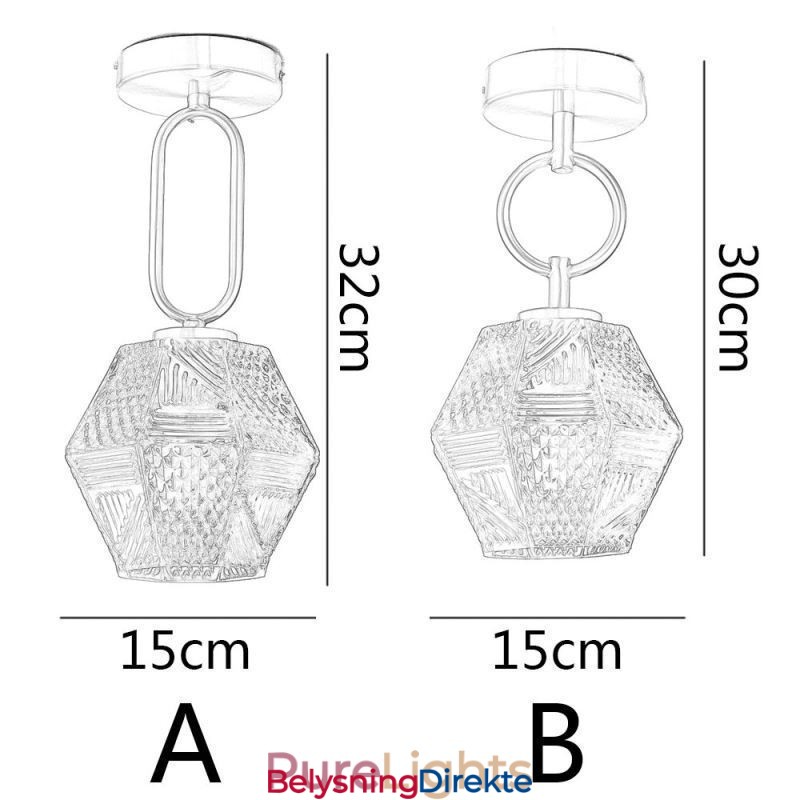 Moderne, Innfelt Glassbelysning Til Hjemmet, Kreativ Taklampe