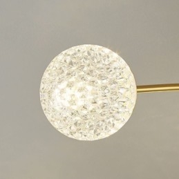 Moderne, Innfelt Gyllen Taklampe, Dekorativ Lampe