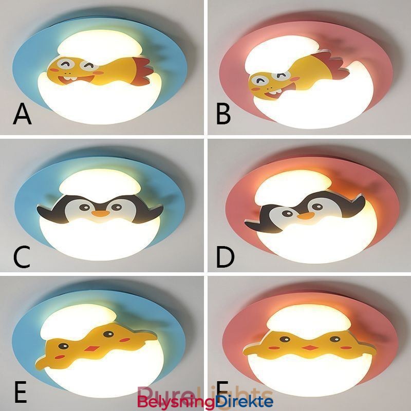 Tegneserie, Innfelt Moderne Dekorativ Taklampe