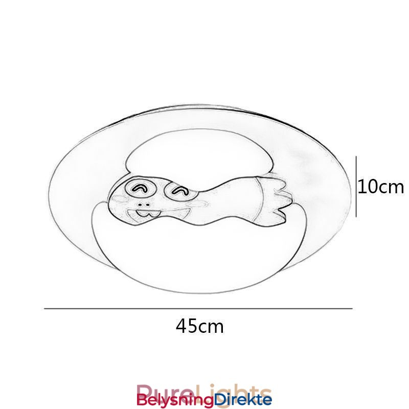 Tegneserie, Innfelt Moderne Dekorativ Taklampe