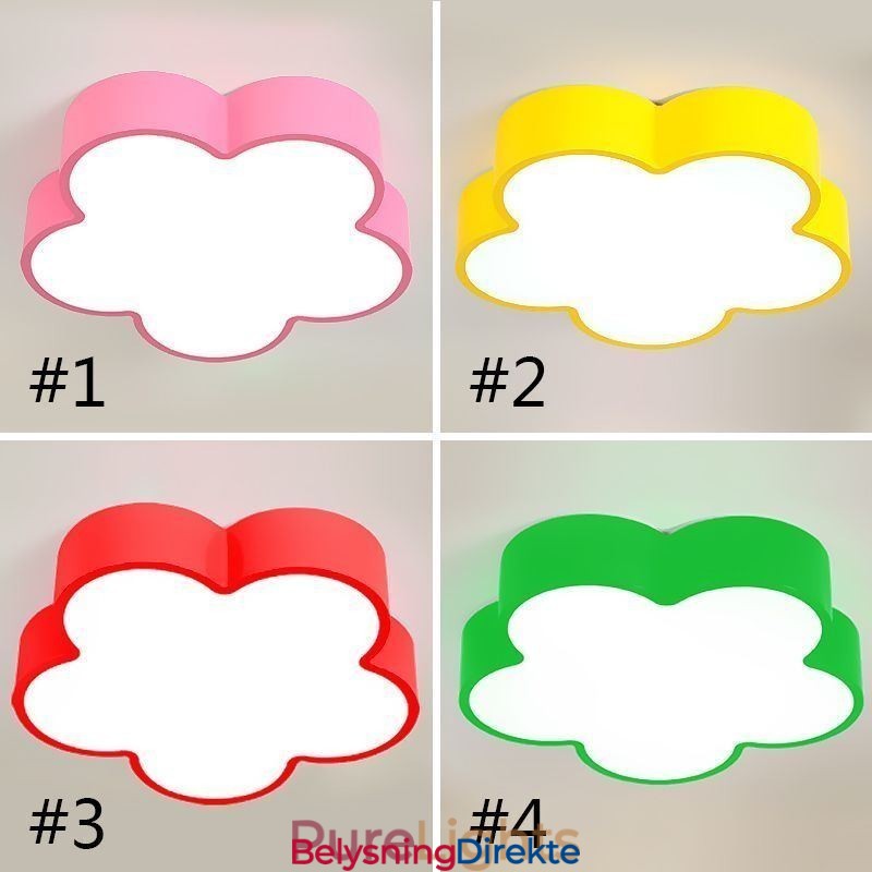 Tegneserie Taklampe Moderne Blomst Innfelt