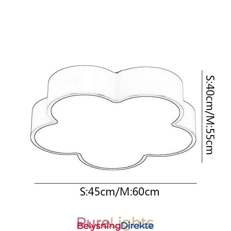 Tegneserie Taklampe Moderne Blomst Innfelt