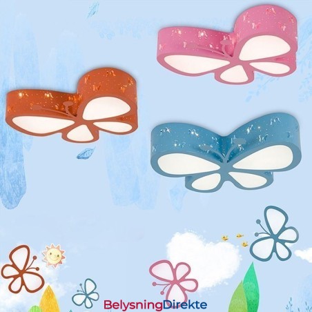 Butterfly Flush Mount Moderne Metall Takarmatur