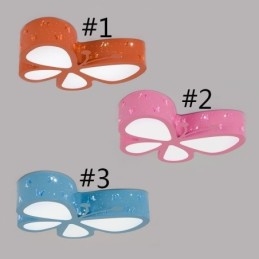 Butterfly Flush Mount Moderne Metall Takarmatur