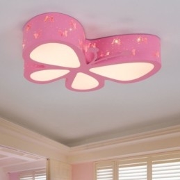 Butterfly Flush Mount Moderne Metall Takarmatur