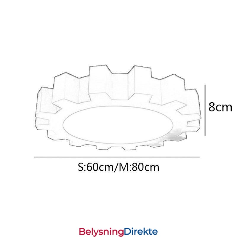 Tegneserie Taklampe Moderne Innfelt