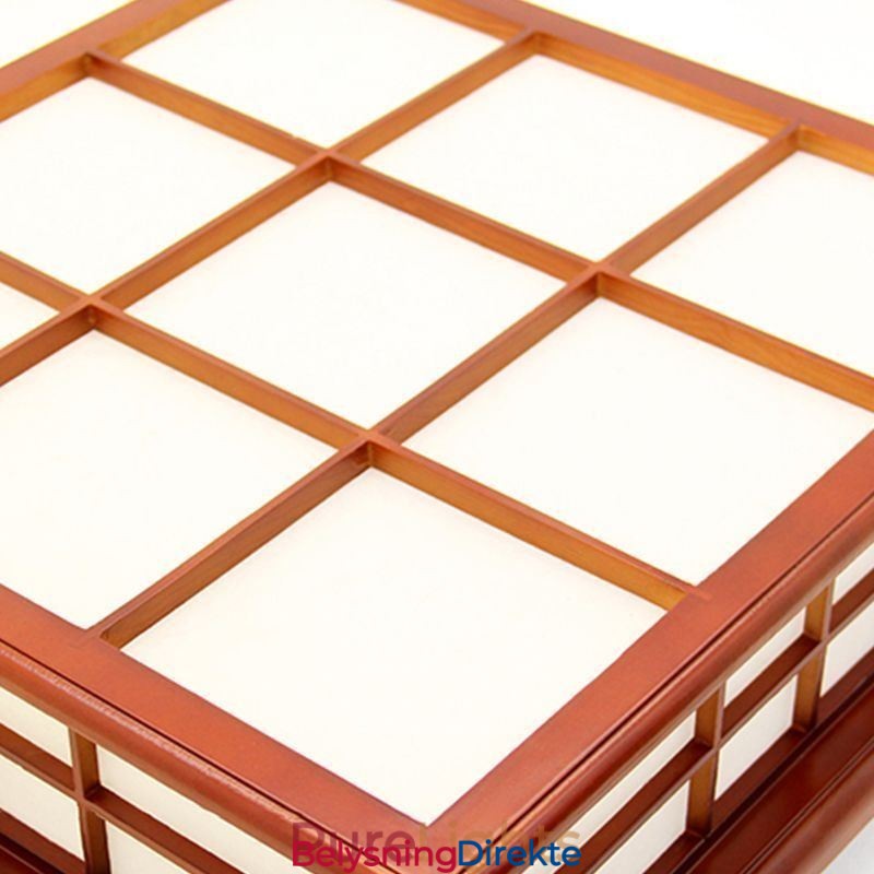 Taklampe I Tre I Retrostil, Innfelt