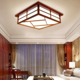 Taklampe I Retrostil, Firkantet, Innfelt