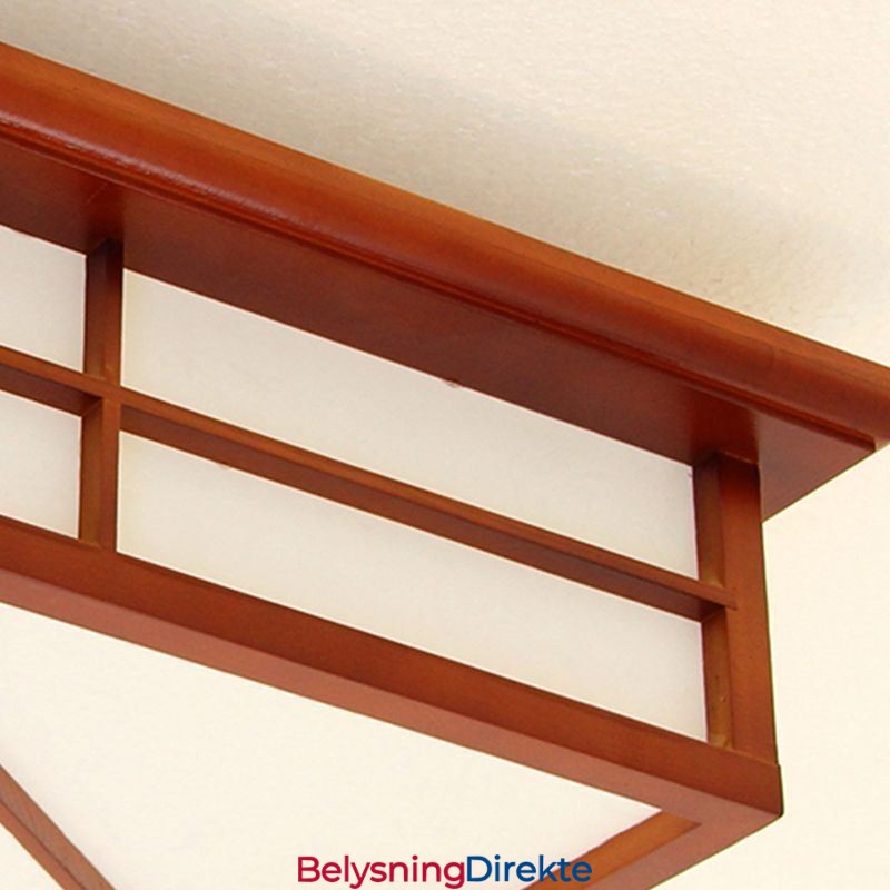 Taklampe I Retrostil, Firkantet, Innfelt