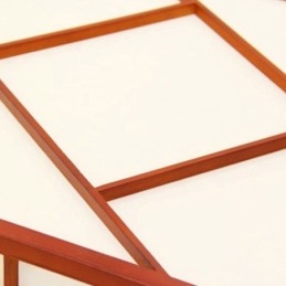 Taklampe I Retrostil, Firkantet, Innfelt