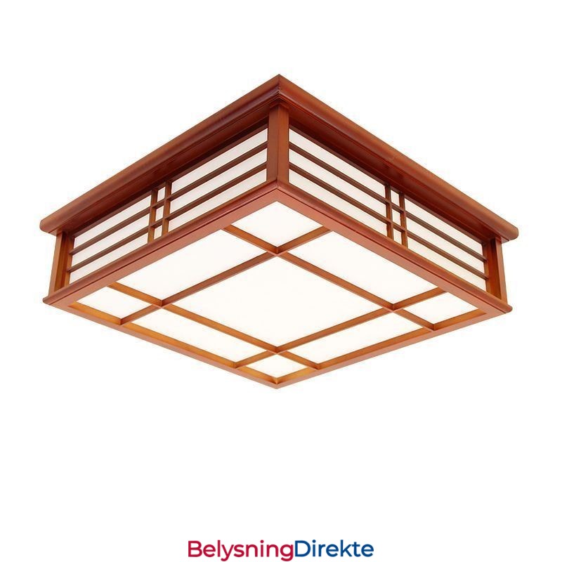 Retro Taklampe Dekorativ Taklampe I Tre