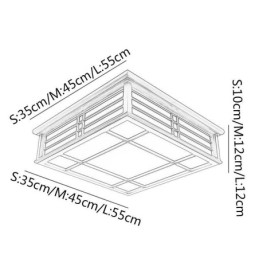 Retro Taklampe Dekorativ Taklampe I Tre