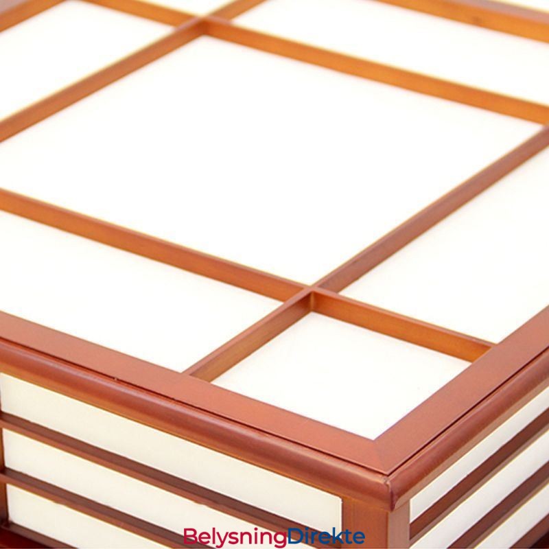 Retro Taklampe Dekorativ Taklampe I Tre