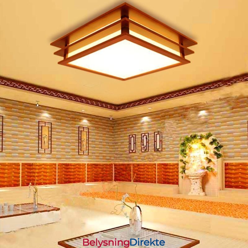 Retro Taklampe I Kinesisk Stil