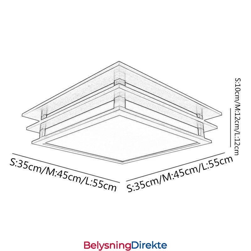 Retro Taklampe I Kinesisk Stil