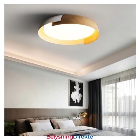 Moderne Taklampe I Akryl, Rund Taklampe