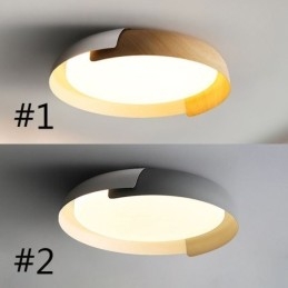 Moderne Taklampe I Akryl, Rund Taklampe