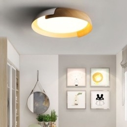 Moderne Taklampe I Akryl, Rund Taklampe