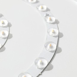 Moderne Taklampe I Akryl, Rund Taklampe