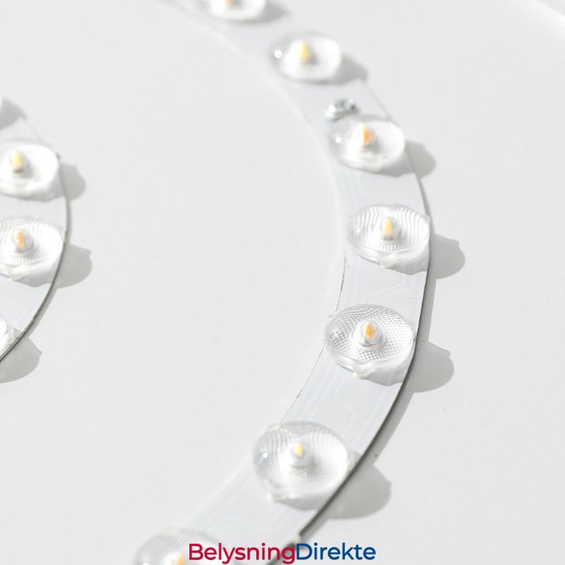 Moderne Taklampe I Akryl, Rund Taklampe