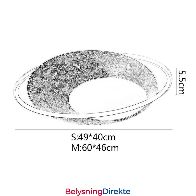 Taklampe Med Innfelt Månetaklampe
