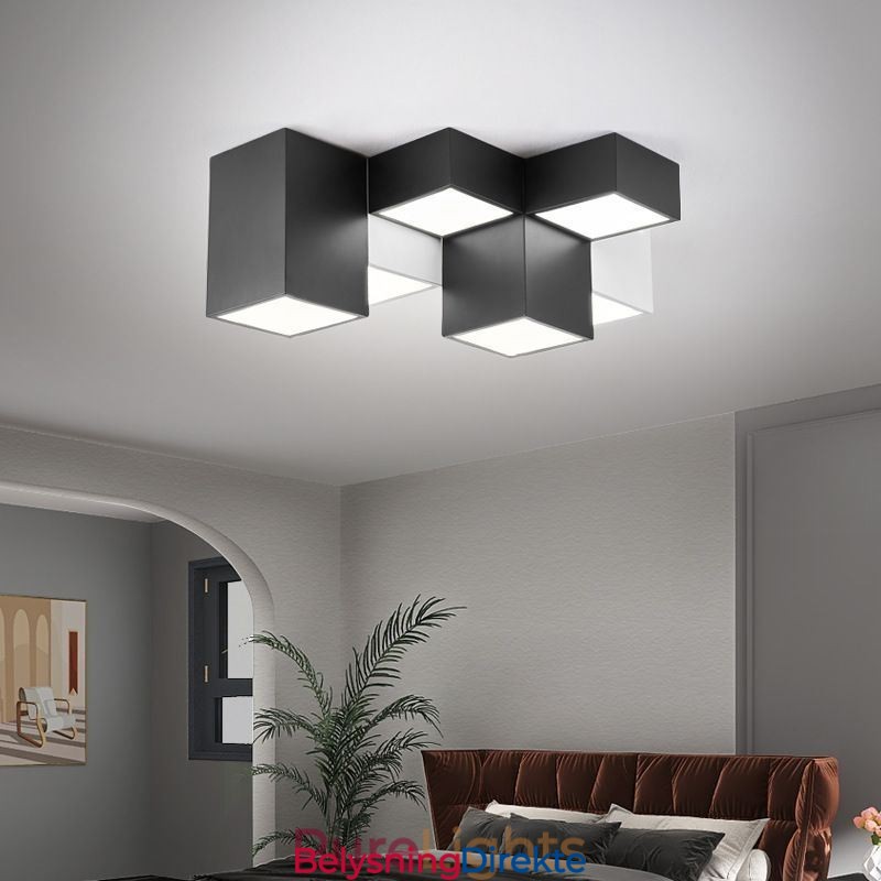 Moderne Taklampe Rubiks Kube Takbelysning