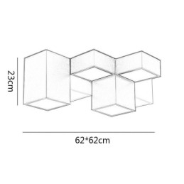 Moderne Taklampe Rubiks Kube Takbelysning
