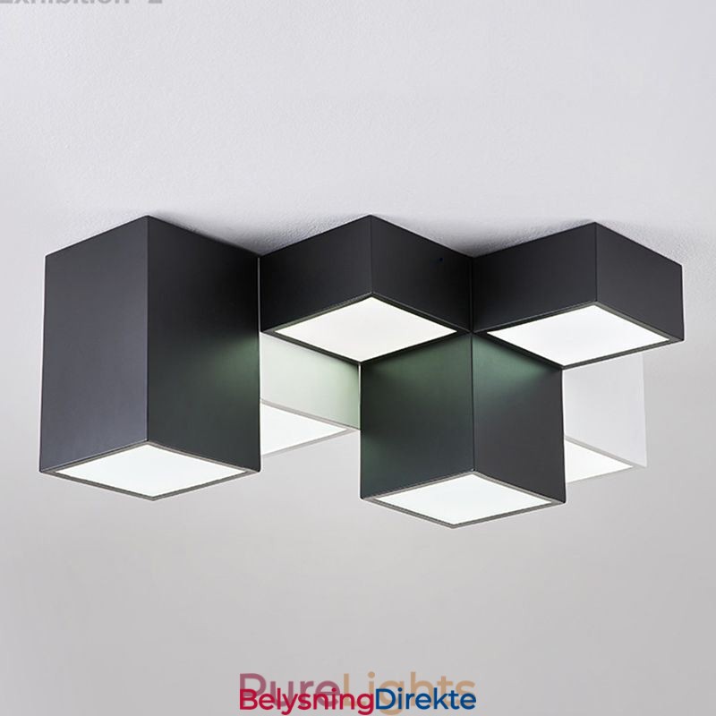 Moderne Taklampe Rubiks Kube Takbelysning