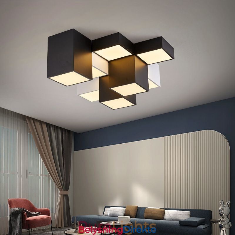 Moderne Taklampe Kubeformet Taklampe