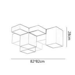 Moderne Taklampe Kubeformet Taklampe