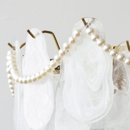 Europeisk Taklampe I Jern Elegant Taklampe I Glass