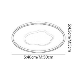 Moderne Taklampe Rund Sky Taklampe