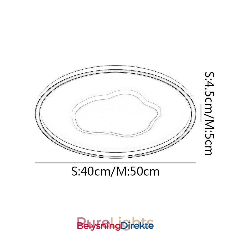 Moderne Taklampe Rund Sky Taklampe