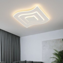 Moderne Taklampe Firkantet Akryl Innfelt