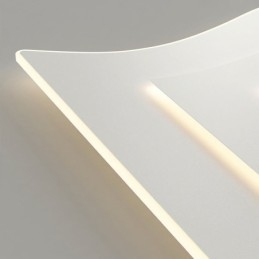 Moderne Taklampe Firkantet Akryl Innfelt